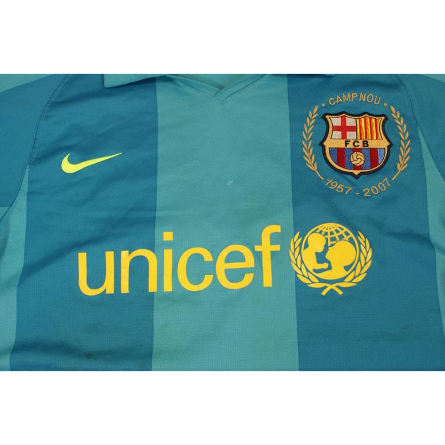 Maillot de foot rétro extérieur FC Barcelone N°9 ETO’O 2007-2008 - Nike - Barcelone