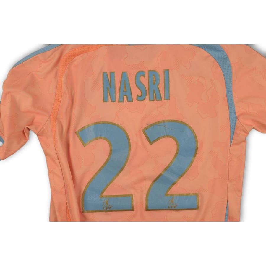 Maillot de foot retro Olympique de Marseille n°22 NASRI 2007-2008 - Adidas - Olympique de Marseille