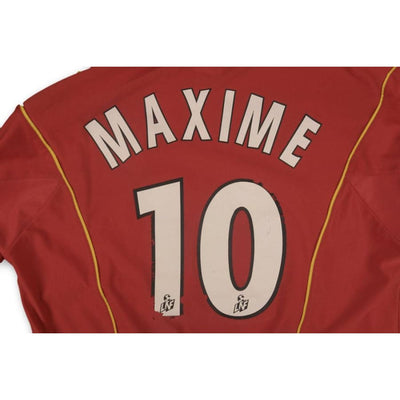 Maillot de foot retro Racing Club de Lens n°10 MAXIME 2000-2001 - Umbro - RC Lens