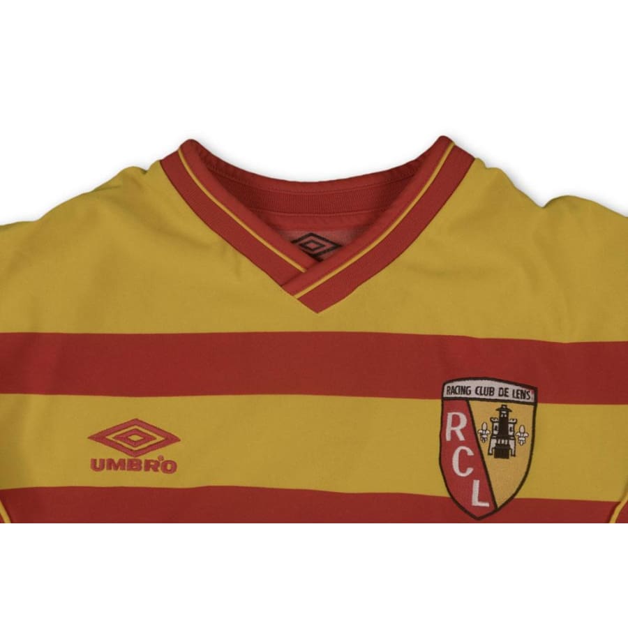 Maillot de foot retro Racing Club de Lens n°10 MAXIME 2000-2001 - Umbro - RC Lens