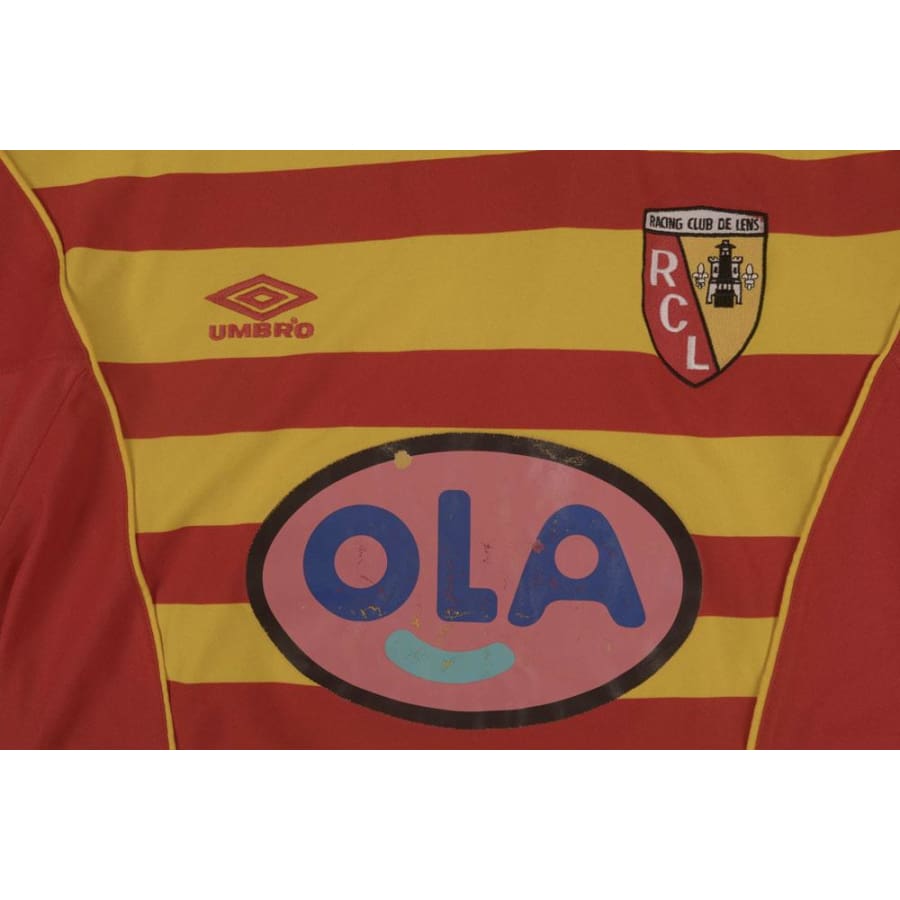 Maillot de foot retro Racing Club de Lens n°10 MAXIME 2000-2001 - Umbro - RC Lens