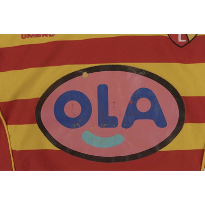 Maillot de foot retro Racing Club de Lens n°10 MAXIME 2000-2001 - Umbro - RC Lens