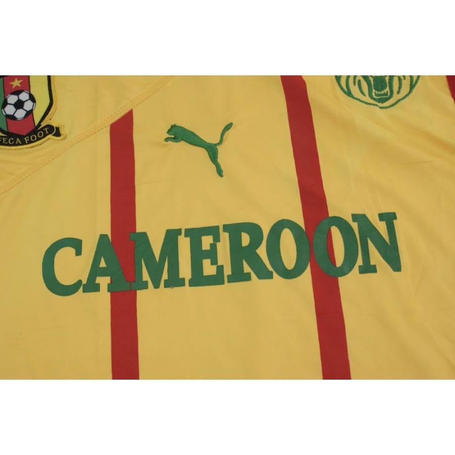 Maillot de foot retro sans manches équipe du Cameroun 2010-2011 - Puma - Cameroun