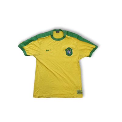 Maillot de foot rétro supporter équipe du Brésil N°10 années 2000 - Nike - Brésil