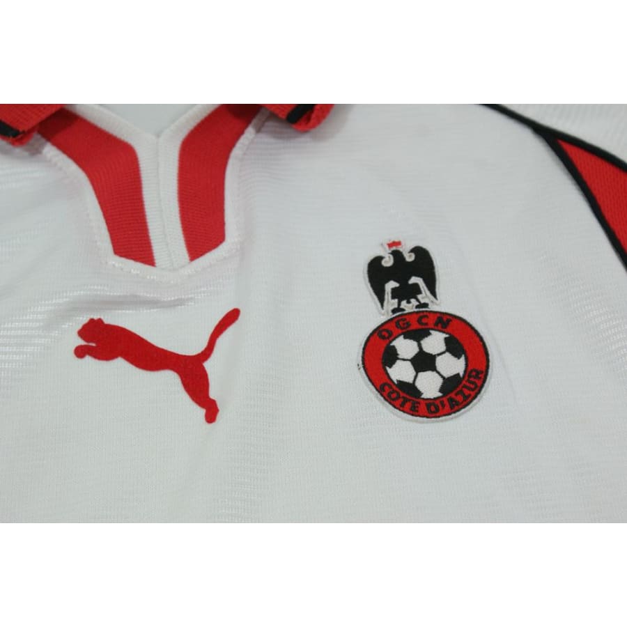 Maillot de foot rétro supporter OGN Nice N°4 années 2000 - Puma - OGC Nice