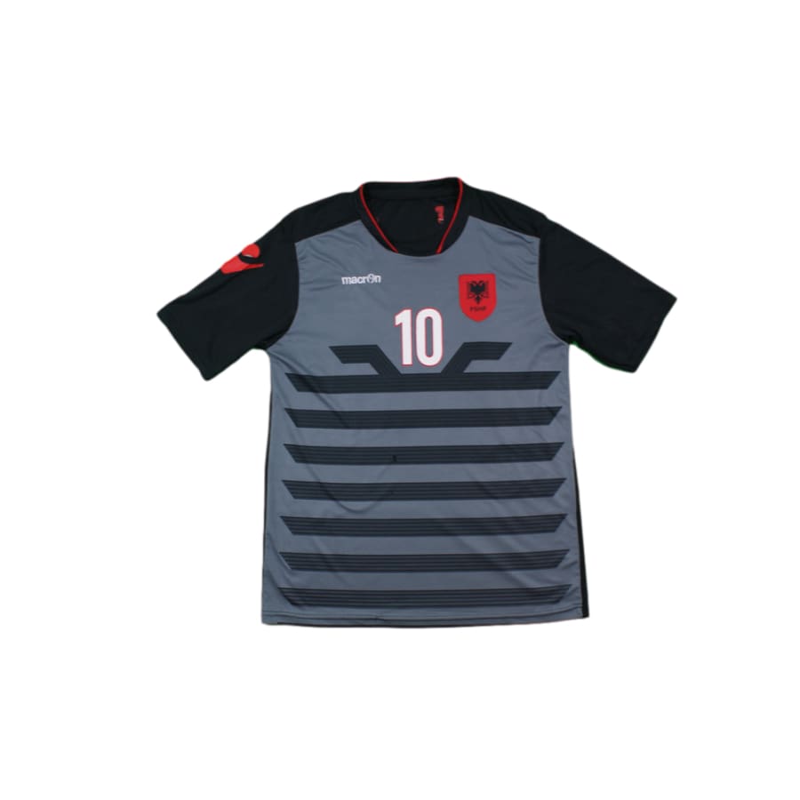 Maillot de foot rétro third équipe d’Albanie N°10 SADIKU 2016-2017 - Macron - Albanie