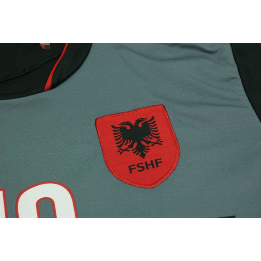 Maillot de foot rétro third équipe d’Albanie N°10 SADIKU 2016-2017 - Macron - Albanie