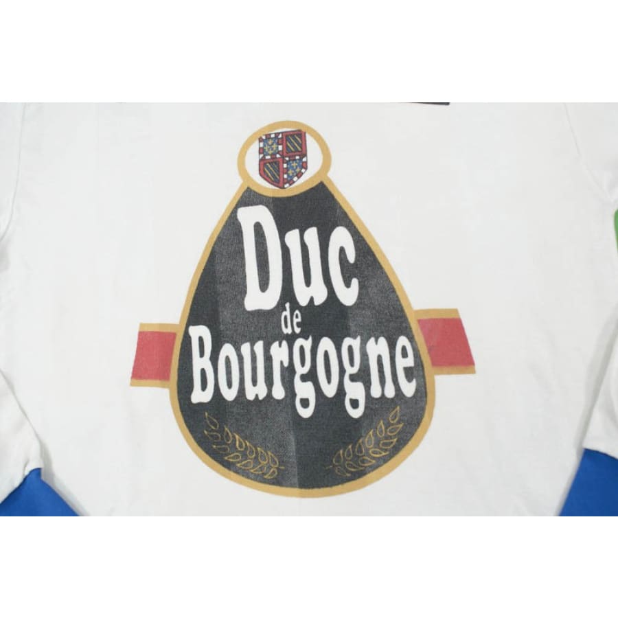 Maillot de foot vintage AJ Auxerre DUC de Bourgagne Line 7 1990 - Uhlsport - AJ Auxerre