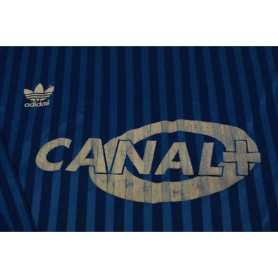 Maillot de foot vintage domicile ADIDAS CANAL+ N°15 années 1990 - Adidas - Autres championnats