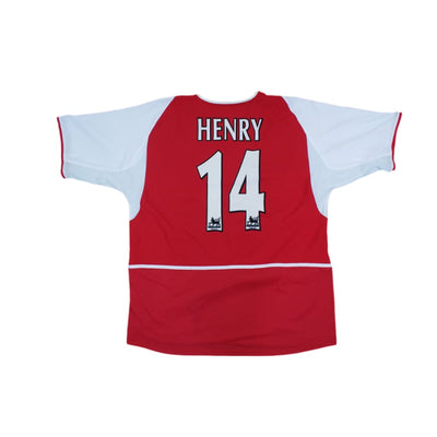 Maillot de foot vintage domicile Arsenal FC N°14 HNERY 2003-2004 - Nike - Arsenal