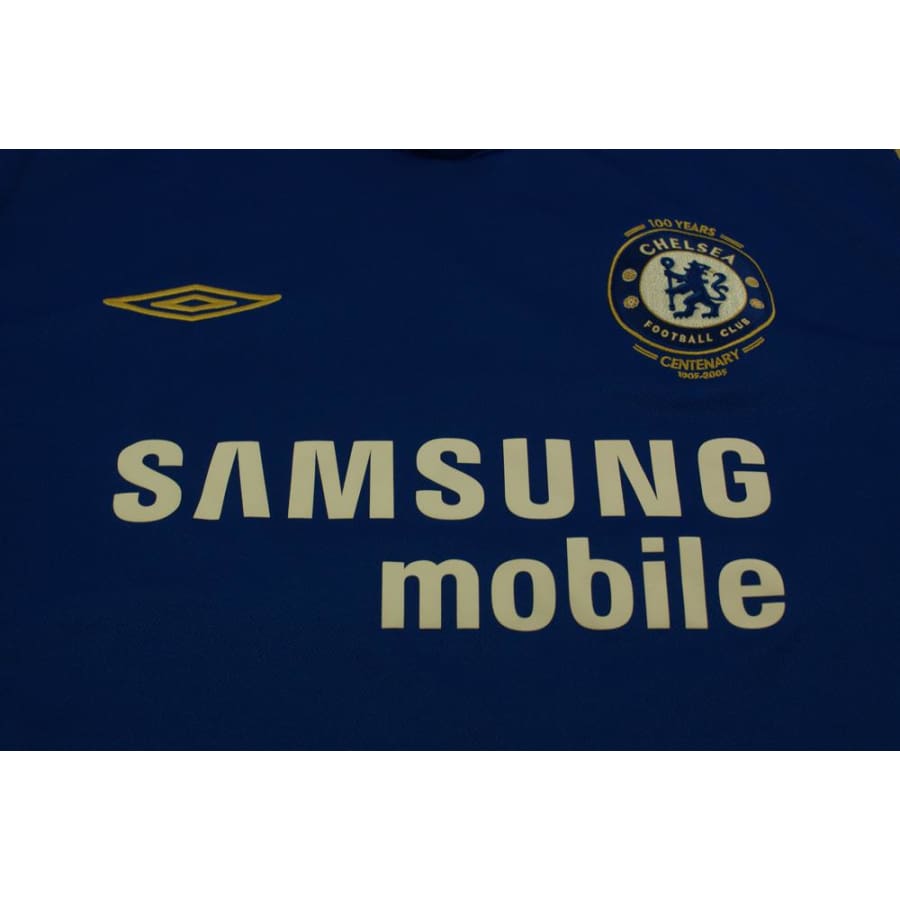 Maillot D'Entraînement Vintage Chelsea 2005-2006 Umbro Taille L - Bleu - Occasion Très Bon État