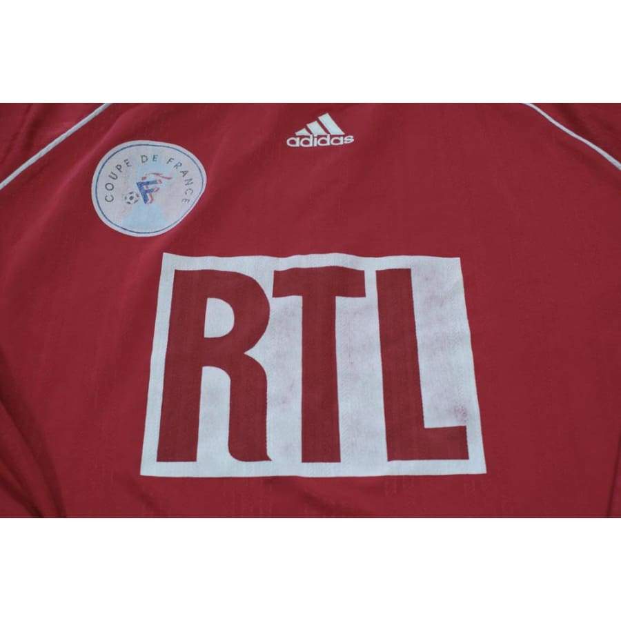 Maillot de foot vintage domicile Coupe de France N°4 années 2000 - Adidas - Coupe de France