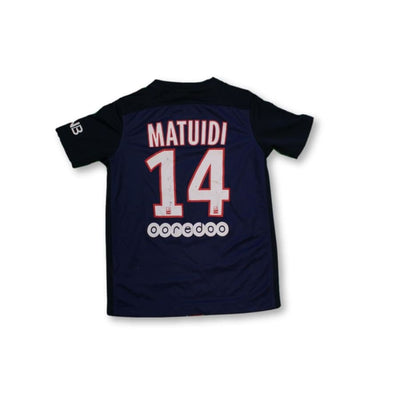 Maillot de foot vintage domicile enfant Paris Saint-Germain PSG N°14 MATUIDI 2015-2016 - Nike - Paris Saint-Germain