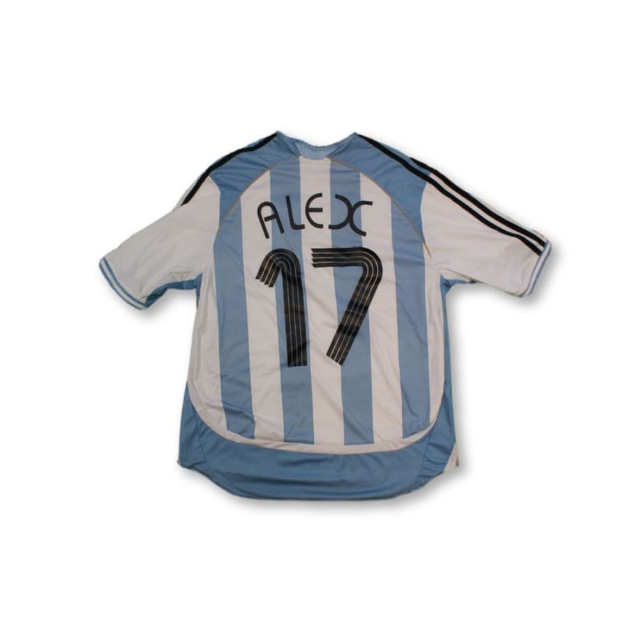 Maillot de foot vintage domicile équipe dArgentine N°17 ALEX 2006-2007 - Adidas - Argentine