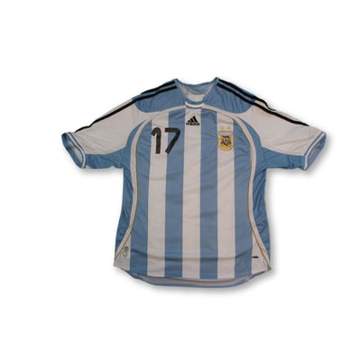 Maillot de foot vintage domicile équipe dArgentine N°17 ALEX 2006-2007 - Adidas - Argentine