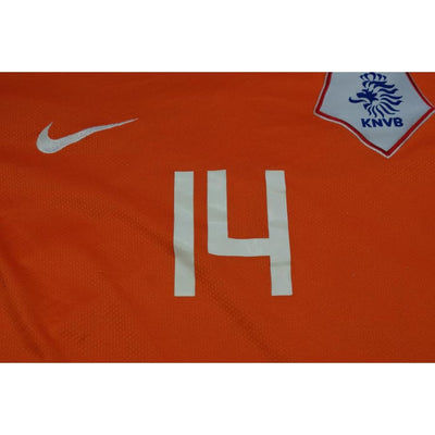Maillot de foot vintage domicile équipe des Pays-Bas N°14 années 2000 - Nike - Pays-Bas