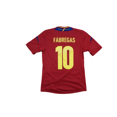 Maillot de foot vintage domicile équipe d’Espagne N°10 FABREGAS 2012-2013 - Adidas - Espagne