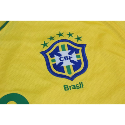 Maillot de foot vintage domicile équipe du Brésil N°10 VINNACAO 2007-2008 - Nike - Brésil