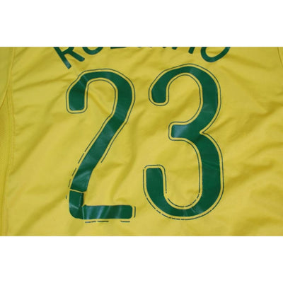 Maillot de foot vintage domicile équipe du Brésil N°23 ROBINHO 2006-2007 - Nike - Brésil