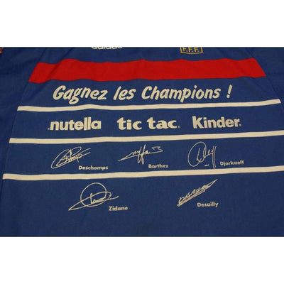 Maillot de foot vintage domicile Equipe de France édition Nutella 1998-1999 - Adidas - Equipe de France