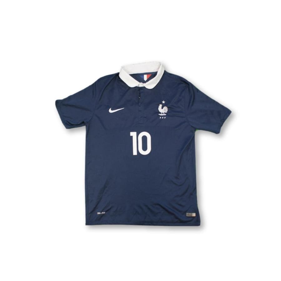 Maillot de foot vintage domicile Equipe de France N°10 BENZEMA 2014-2015 - Nike - Equipe de France