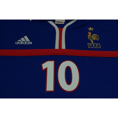 Maillot de foot vintage domicile Equipe de France N°10 ZIDANE 2000-2001 - Adidas - Equipe de France