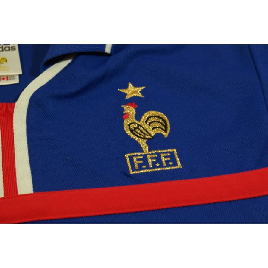 Maillot de foot vintage domicile Equipe de France N°10 ZIDANE 2000-2001 - Adidas - Equipe de France