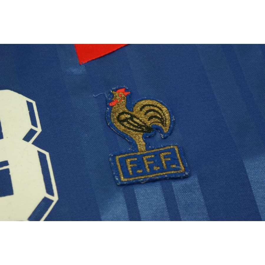 Maillot de foot vintage domicile Equipe de France N°18 CANTONA 1992-1993 - Adidas - Equipe de France