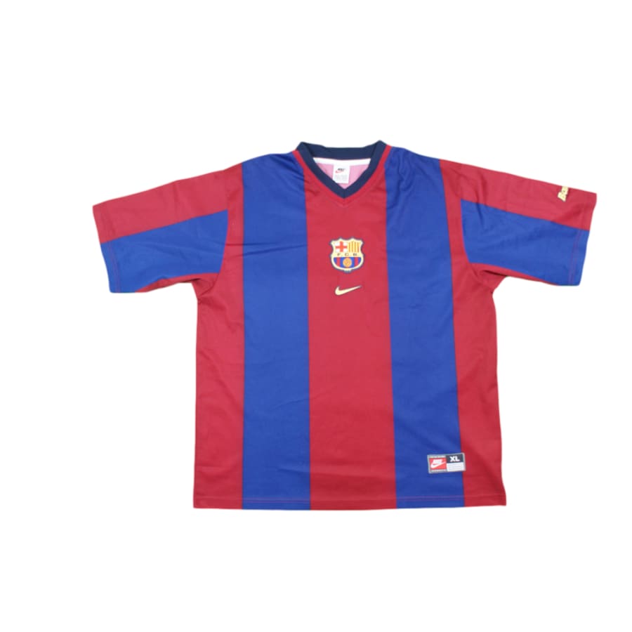 Maillot de foot vintage domicile FC Barcelone 1998-1999 - Nike - Barcelone