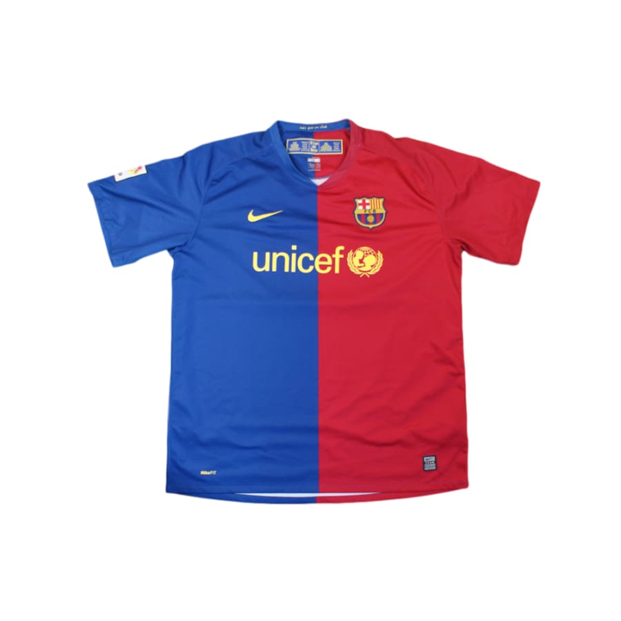 Maillot de foot vintage domicile FC Barcelone 2008-2009 - Nike - Barcelone