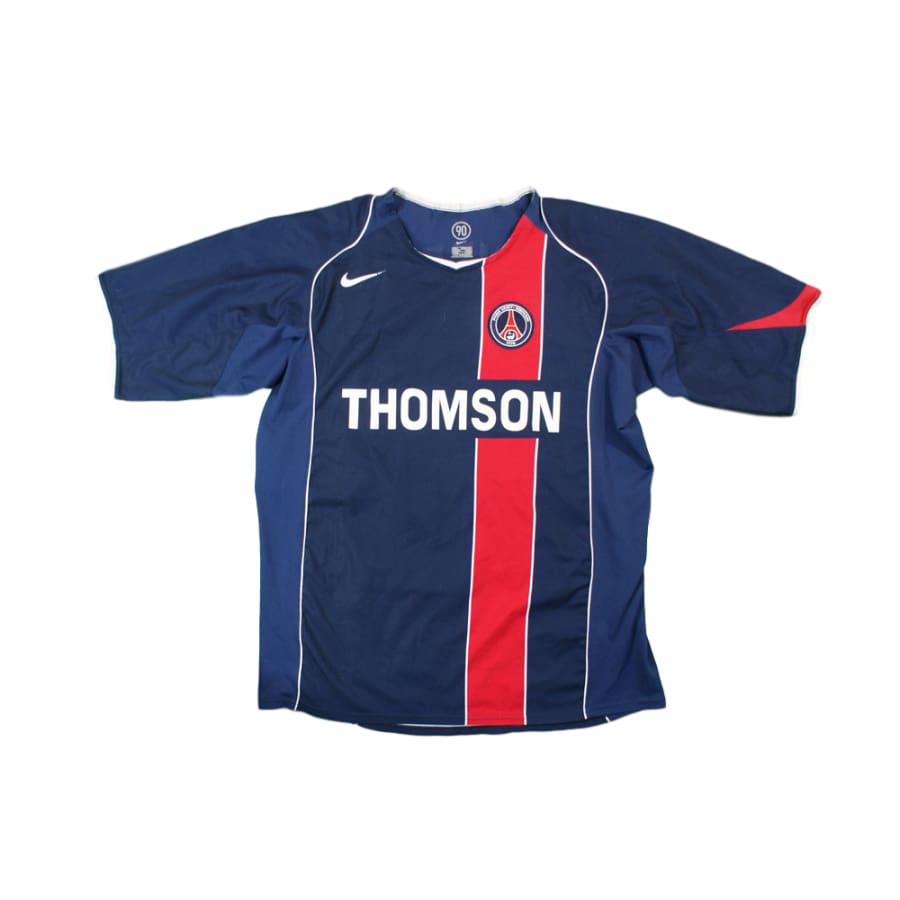 Maillot de foot vintage domicile Paris Saint-Germain N°9 SEVERIN 2004-2005 - Nike - Paris Saint-Germain