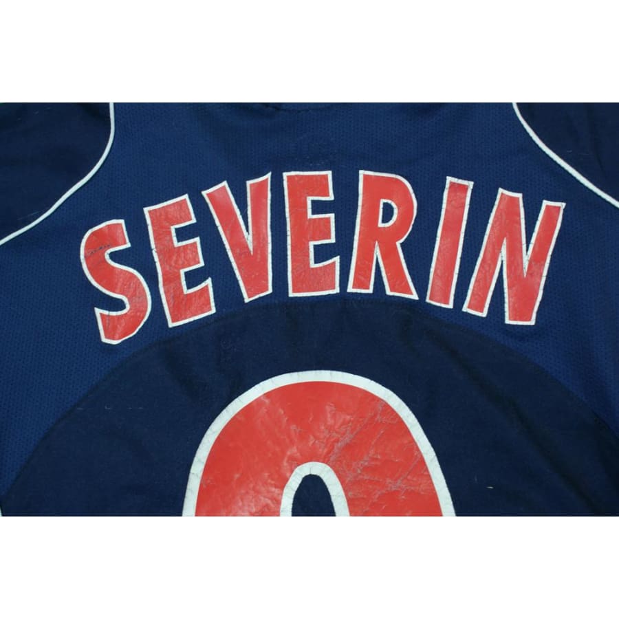 Maillot de foot vintage domicile Paris Saint-Germain N°9 SEVERIN 2004-2005 - Nike - Paris Saint-Germain