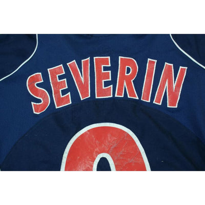 Maillot de foot vintage domicile Paris Saint-Germain N°9 SEVERIN 2004-2005 - Nike - Paris Saint-Germain
