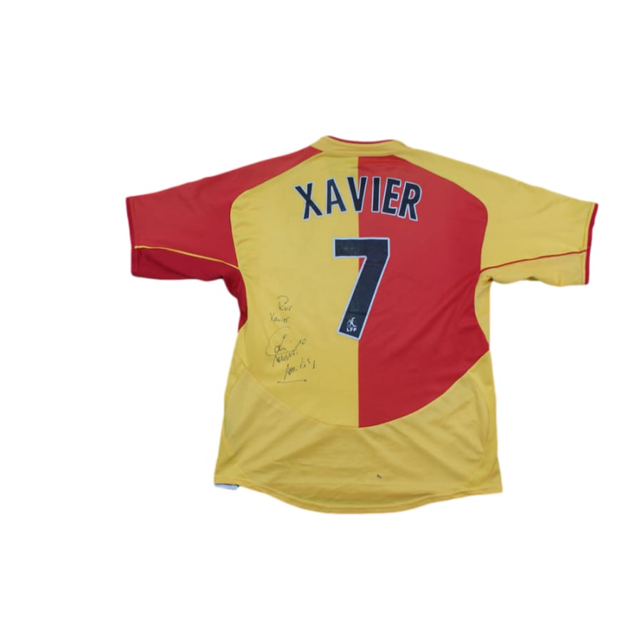 Maillot de foot vintage domicile RC Lens N°7 XAVIER 2003-2004 - Nike - RC Lens