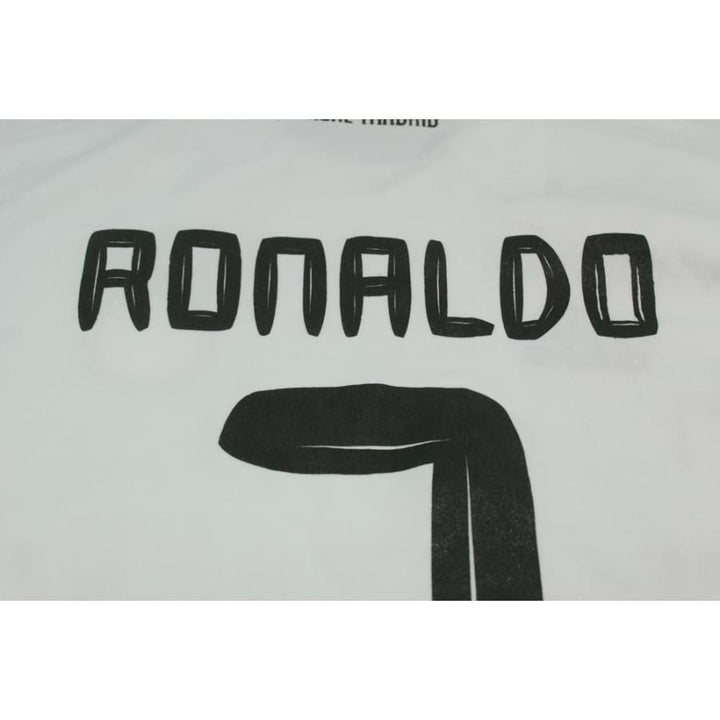 Maillot Domicile Real Madrid 2010-2011 Adidas - Taille S - Numéro 7 - État Moyen