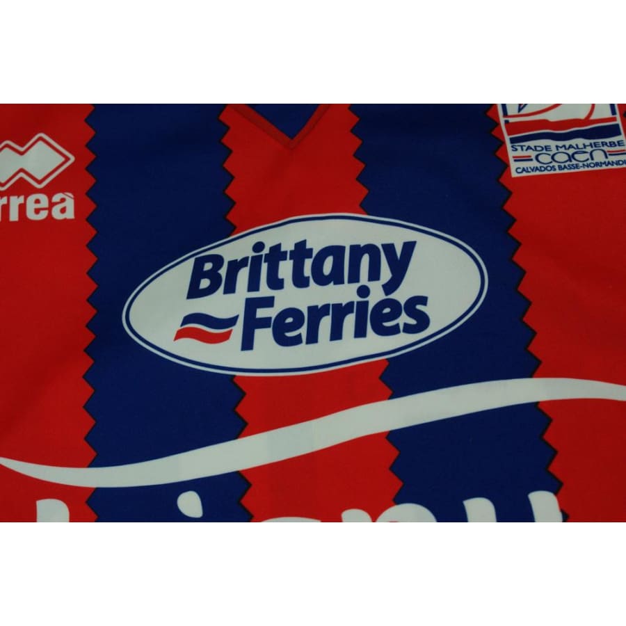Maillot de foot vintage domicile Stade Malherbe de Caen édition Finale Coupe de la Ligue 2004-2005 - ERREA - SM Caen