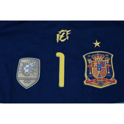 Maillot de foot vintage équipe dEspagne N°1 CASILLAS 2010-2011 - Adidas - Espagne