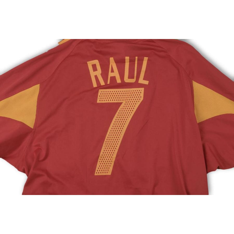 Maillot de foot vintage équipe dEspagne n°7 RAUL 2004-2005 - Adidas - Espagne