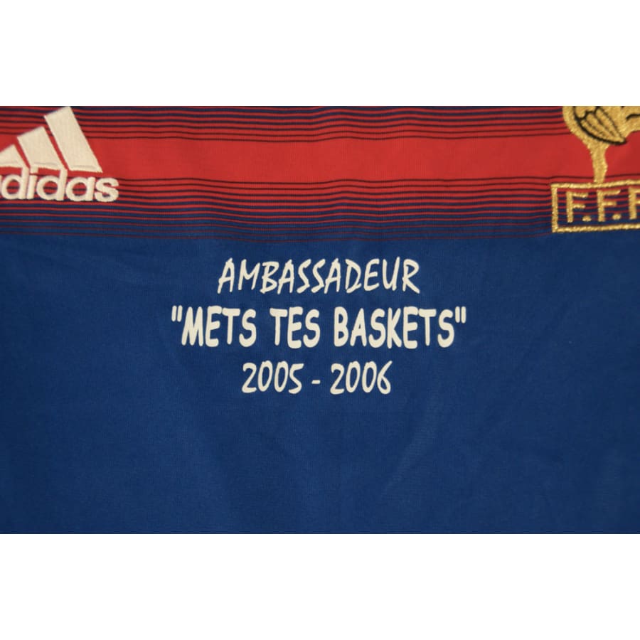 Maillot de foot vintage équipe de France #10 Zidane 2004-2005 - Adidas - Equipe de France