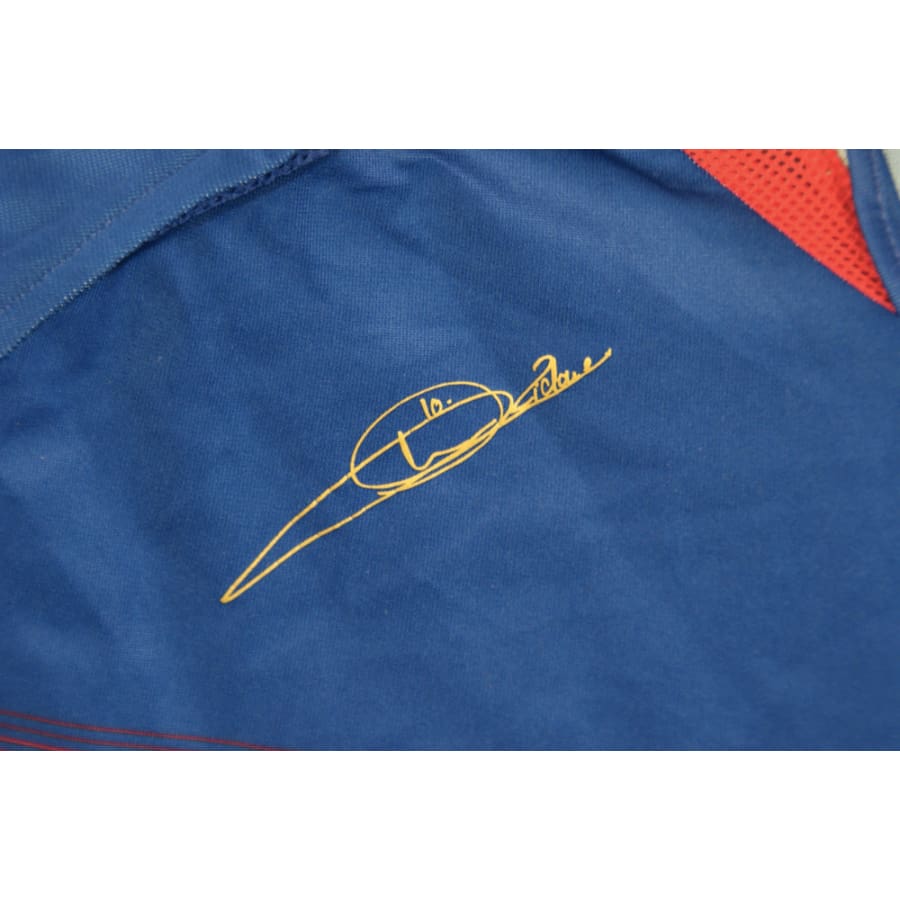 Maillot de foot vintage équipe de France #10 Zidane 2004-2005 - Adidas - Equipe de France