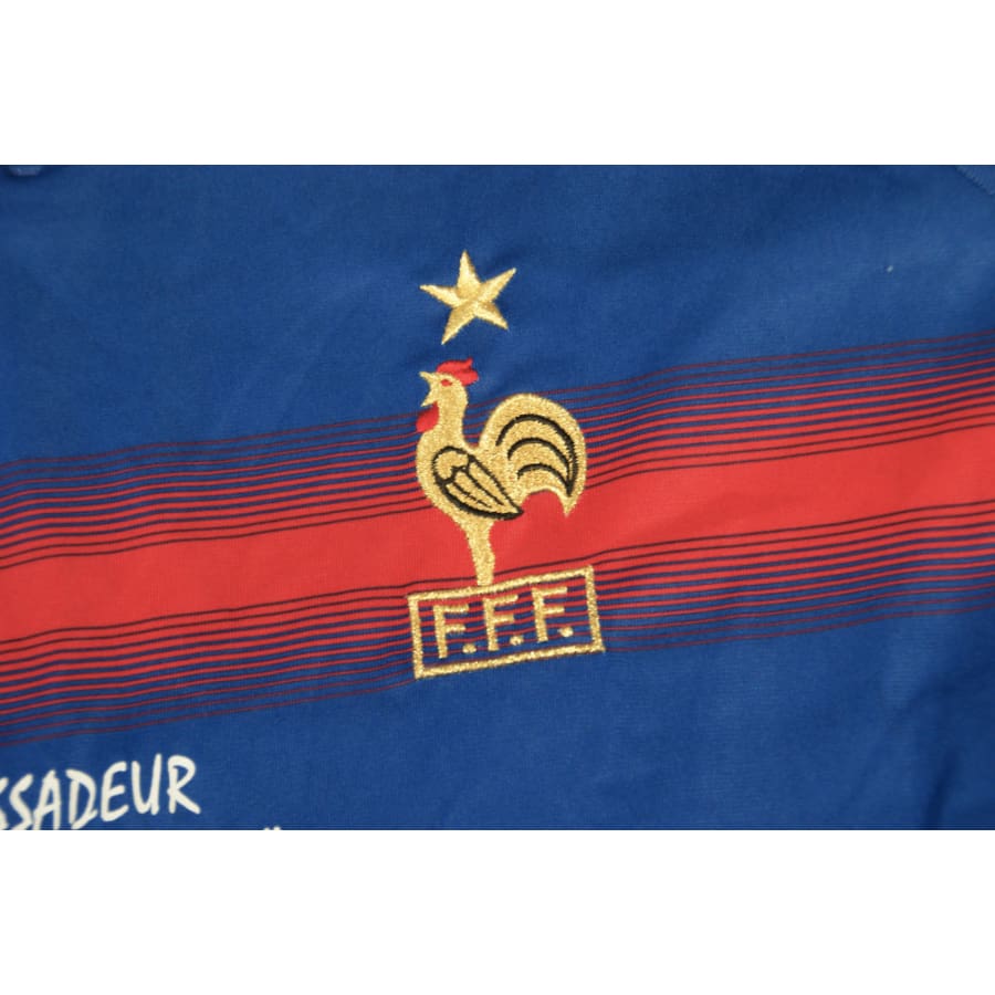 Maillot de foot vintage équipe de France #10 Zidane 2004-2005 - Adidas - Equipe de France