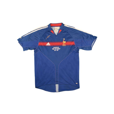 Maillot de foot vintage équipe de France #10 Zidane 2004-2005 - Adidas - Equipe de France