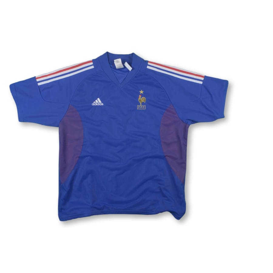 Maillot de foot vintage Equipe de France 2002-2003 - Adidas - Equipe de France