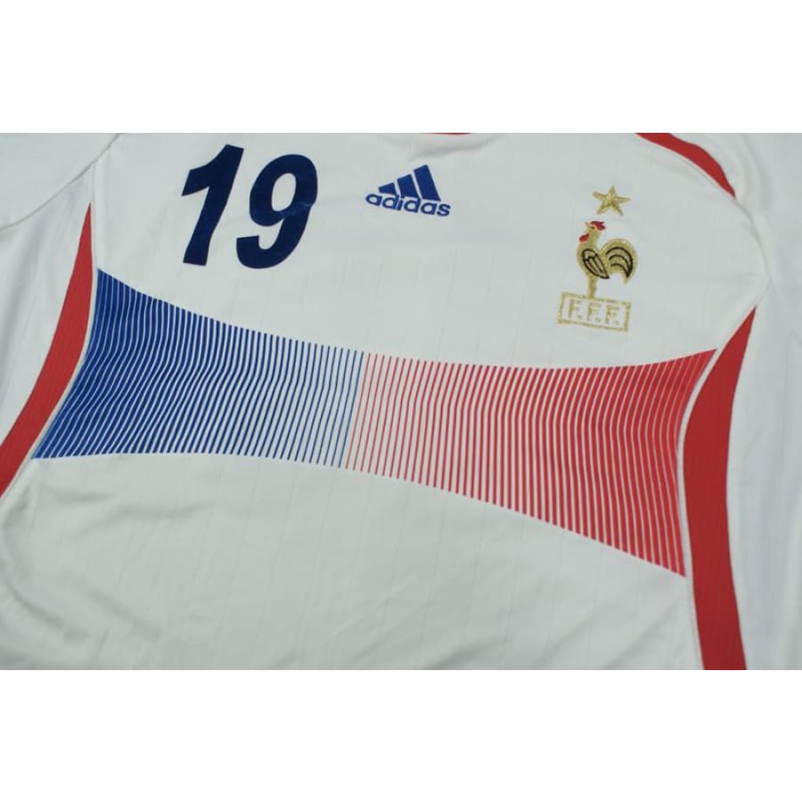 Maillot de foot vintage Equipe de France N°19 SAGNOL 2006-2007 - Adidas - Equipe de France