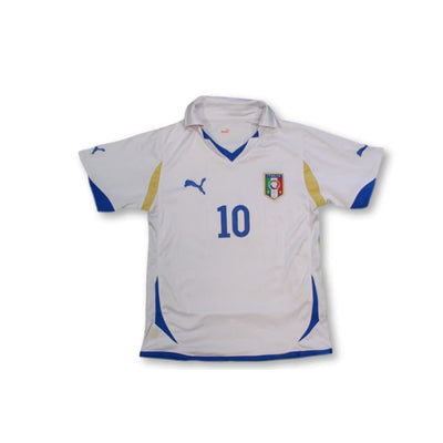 Maillot de foot vintage extérieur enfant équipe dItalie N°10 DE ROSSI 2010-2011 - Puma - Italie