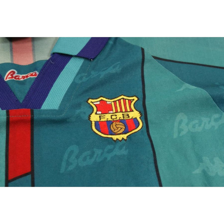 Maillot foot retro et vintage - FC Barcelone extérieur 1999/2000 – Le Maillot Vintage : Maillots