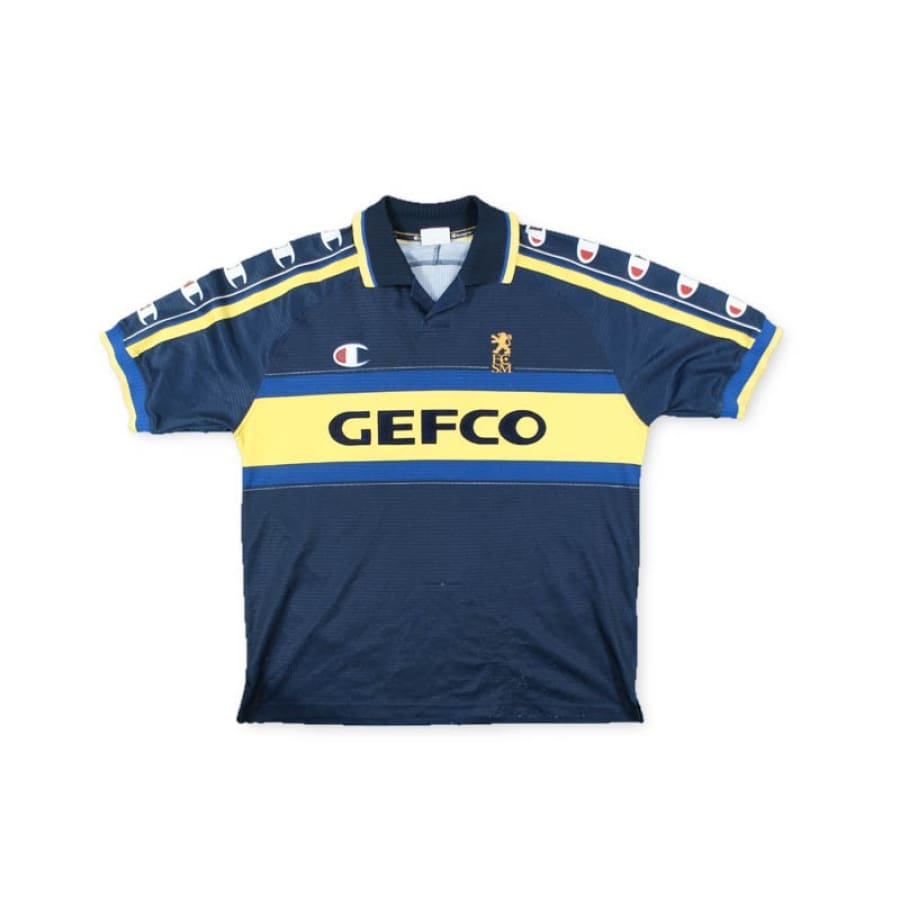 Maillot de foot vintage FC Sochaux Montbéliard GEFCO n°14 2000-2001 - Champion - FC Sochaux-Montbéliard