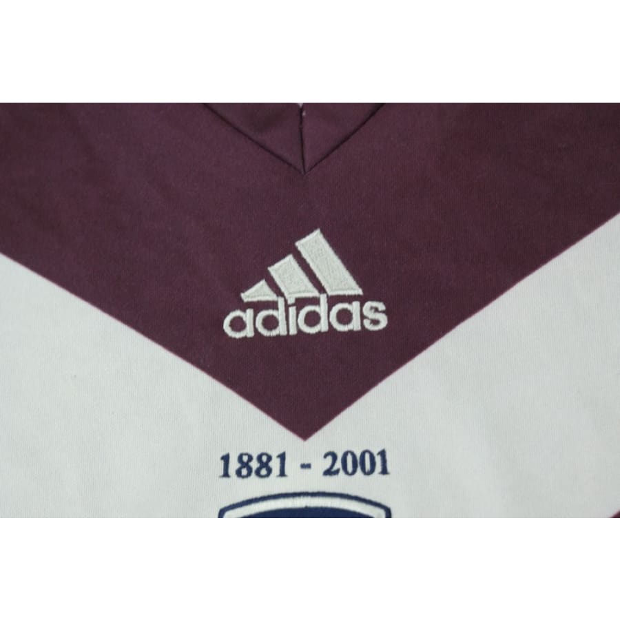 Maillot de foot vintage Girondin de Bordeaux FC extérieur 2001-2002 - Adidas - Girondins de Bordeaux