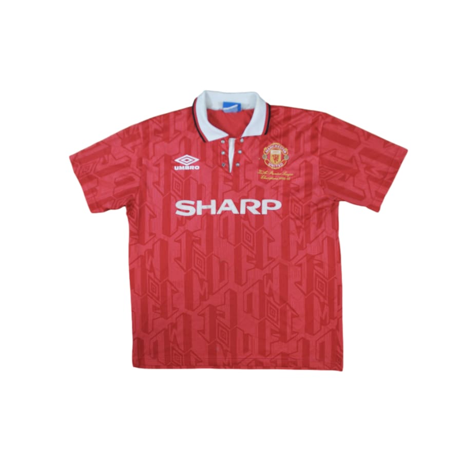 Maillot de foot vintage Manchester United #7 CANTONA 1993-1994 - Umbro - Manchester United