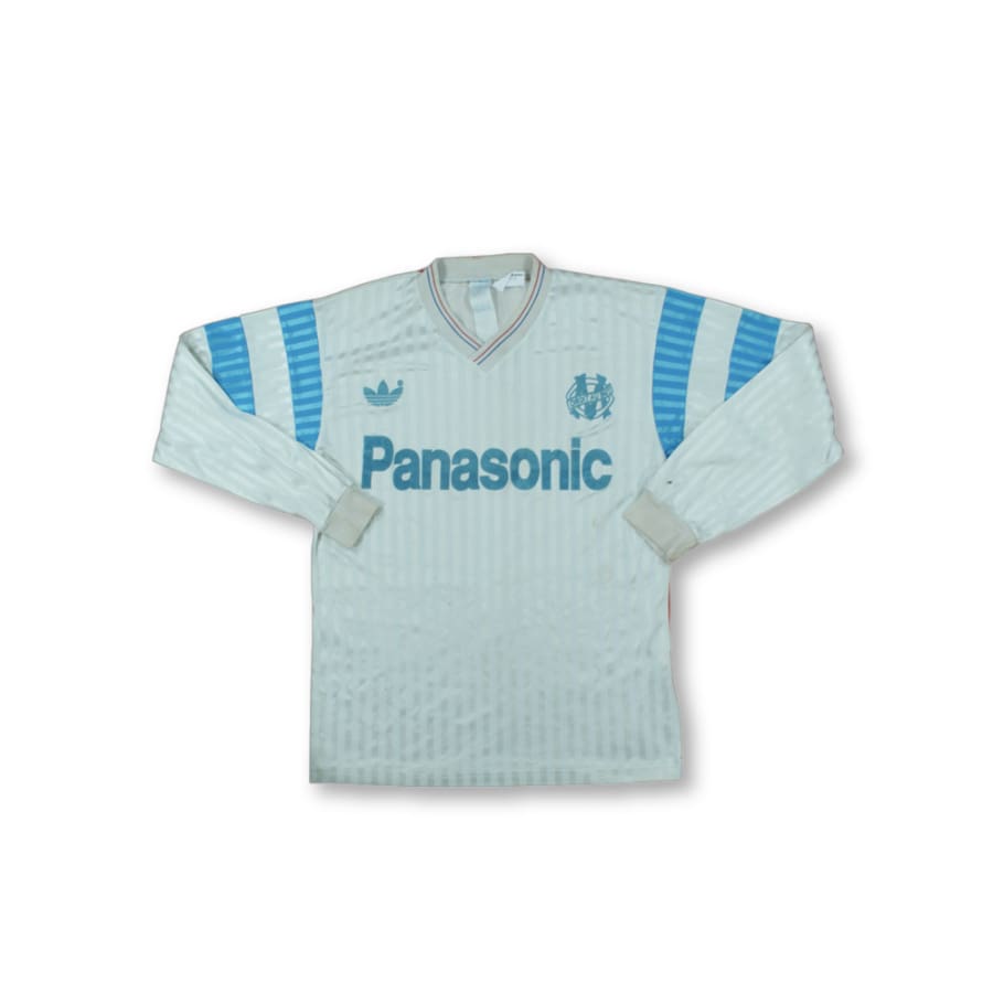 Maillot de foot vintage Olympique de Marseill 1989-1990 - Adidas - Olympique de Marseille